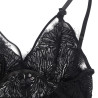 Subblime - Babydoll  Bretelles En Dentelle Réglables Noir S/M